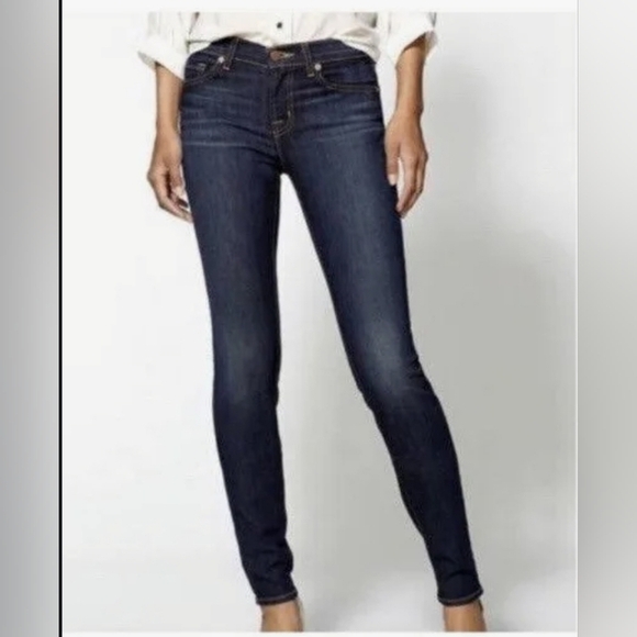 J Brand Stove Pipe Skinny Dark Vintage Jeans Women’s Size 27 - Picture 2 of 10